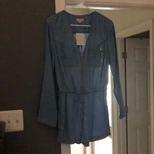 Denim Romper